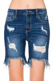 Dark Denim Bermuda Shorts