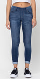 Cello Pull On Skinny Jeans Dark Denim