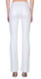 White Flared Jeggings