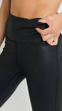 High Waist Foil Leggings