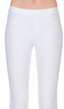 White Flared Jeggings