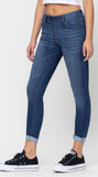 Cello Pull On Skinny Jeans Dark Denim