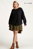 Plus Waffle Knit Top