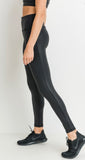 High Waist Foil Leggings