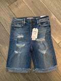 High Rise 5 Button Shorts