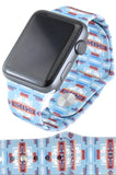 Blue Tribal Print 38 MM M/L Apple Watchband