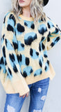 Lucky Leopard Print Sweater