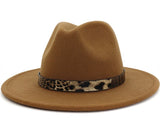 Leopard Belt Panama Hat
