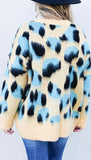 Lucky Leopard Print Sweater