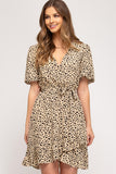 Monica Leopard Dress