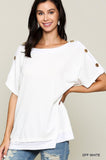 Off White Tunic Top